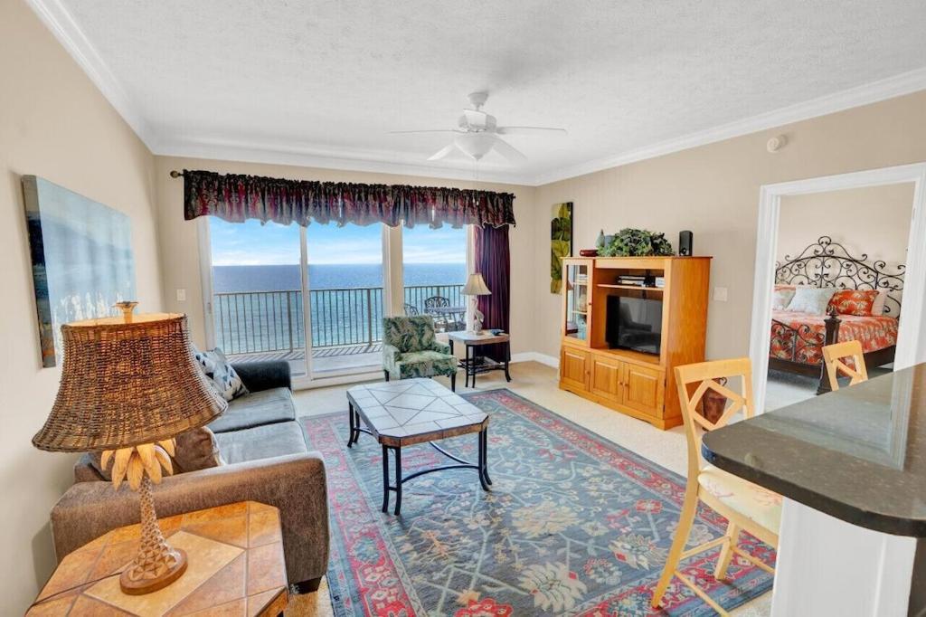 Treasure Island 707 - Gulf Front, Sunset Views, Heated Resort Pool & Hot Tub! Panama City Beach Luaran gambar