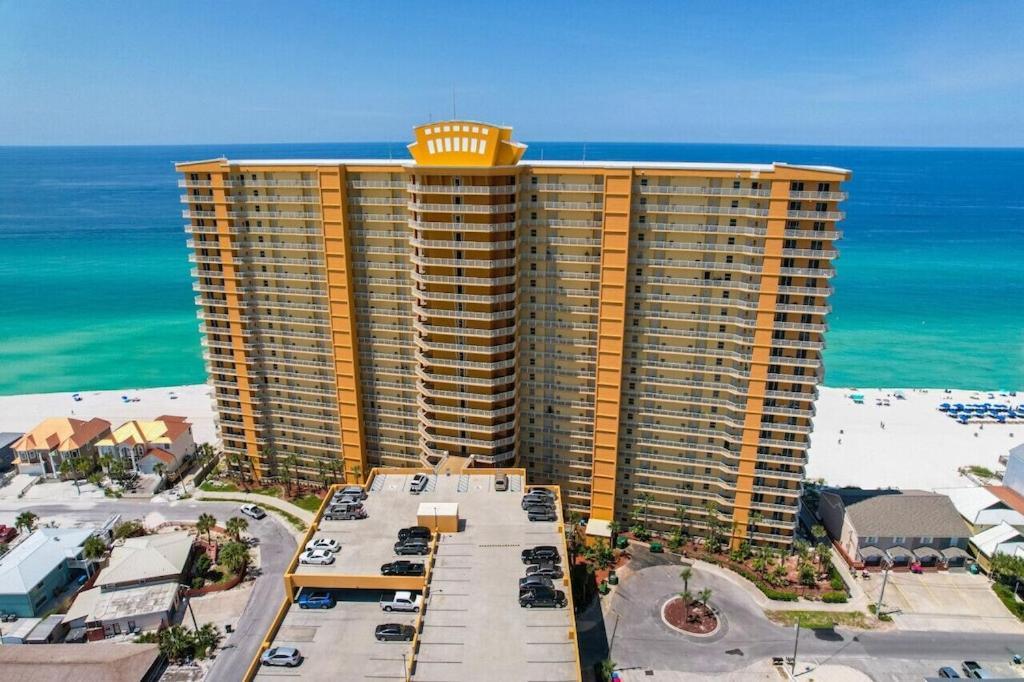 Treasure Island 707 - Gulf Front, Sunset Views, Heated Resort Pool & Hot Tub! Panama City Beach Luaran gambar